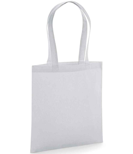 Westford Mill Organic Premium Cotton Tote Bag - Light Grey (W261)