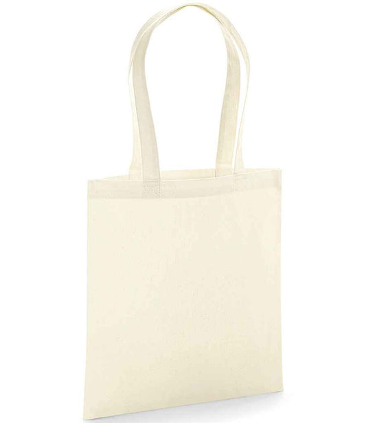 Westford Mill Organic Premium Cotton Tote Bag - Natural (W261)