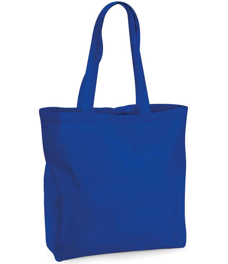 Westford Mill Organic Premium Cotton Maxi Tote Bag - Bright Royal (W265)