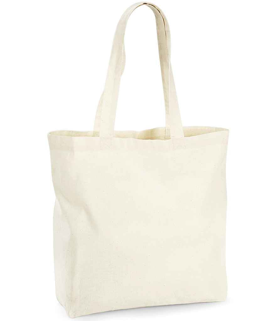 Westford Mill Organic Premium Cotton Maxi Tote Bag - Natural (W265)