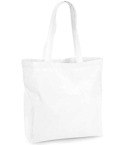 Westford Mill Organic Premium Cotton Maxi Tote Bag - White (W265)