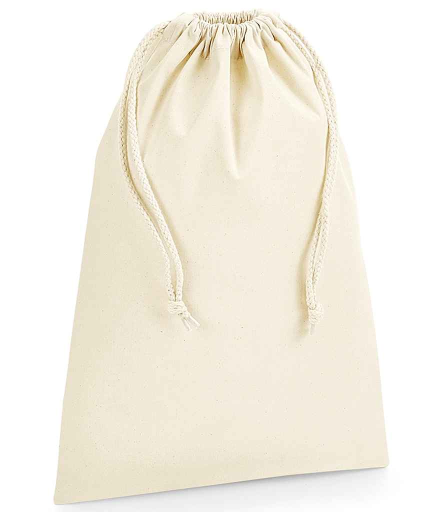 Westford Mill Organic Premium Cotton Stuff Bag - Natural (W266)