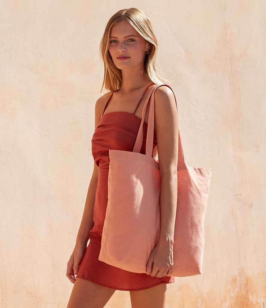 Westford Mill Organic Natural Dyed Maxi Bag for Life - Pomegranate Rose (W285)