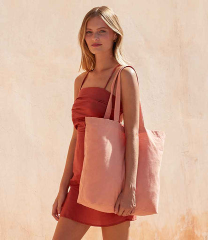Westford Mill Organic Natural Dyed Maxi Bag for Life - Pomegranate Rose (W285)
