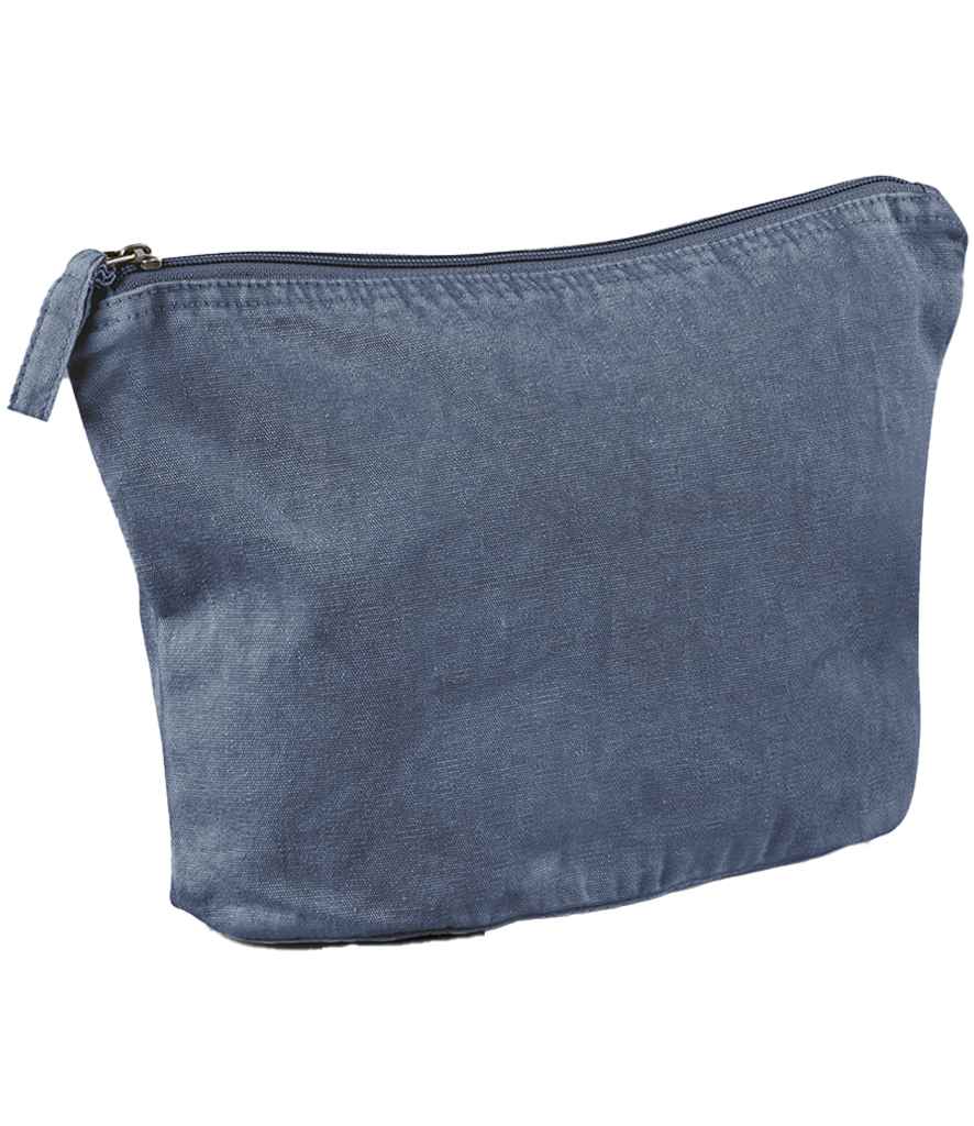 Westford Mill Garment Dyed Accessory Bag - Vintage Denim (W340)