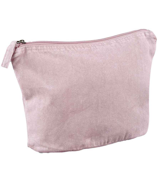 Westford Mill Garment Dyed Accessory Bag - Vintage Dusky Pink (W340)