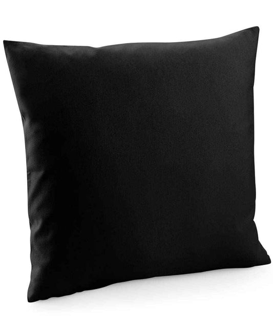 Westford Mill Fairtrade Cotton Canvas Cushion Cover - Black (W350)