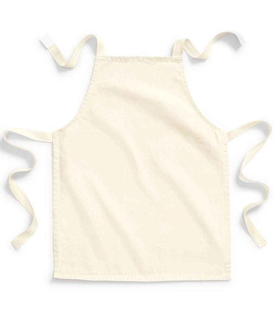 Westford Mill Fairtrade Kids Craft Apron - Natural (W362)