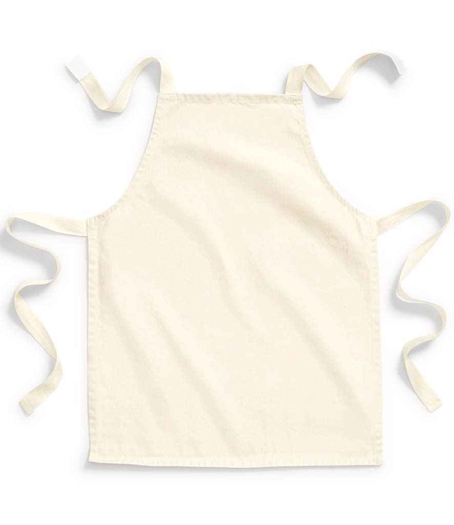Westford Mill Fairtrade Kids Craft Apron - Natural (W362)