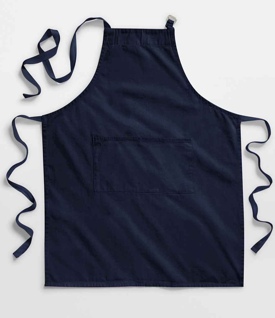 Westford Mill Fairtrade Adult Craft Apron - French Navy (W364)