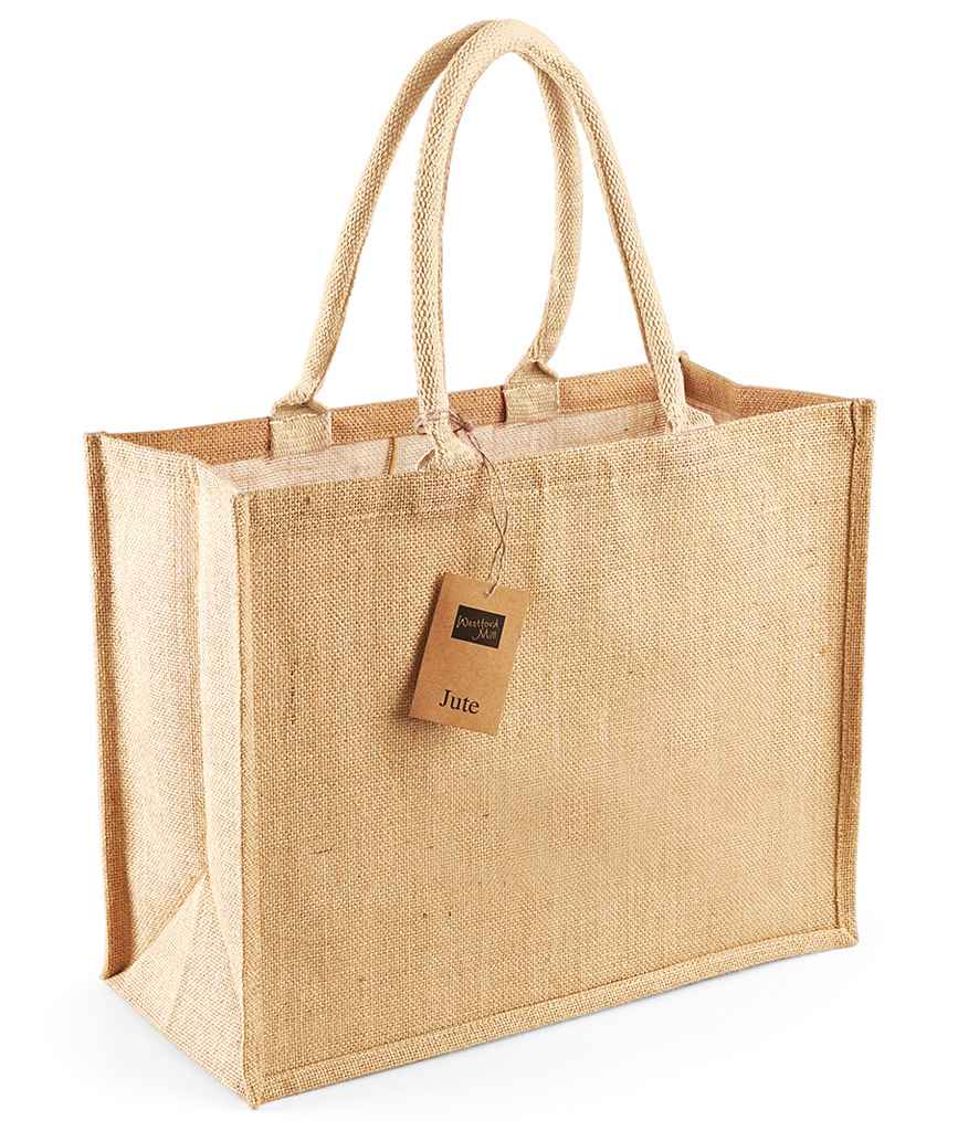 Westford Mill Jute Classic Shopper - Natural (W407)
