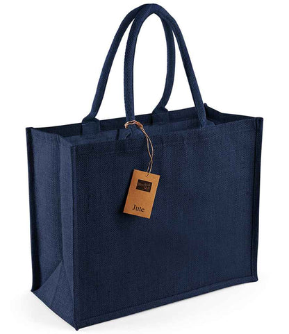 Westford Mill Jute Classic Shopper - Navy/Navy (W407)