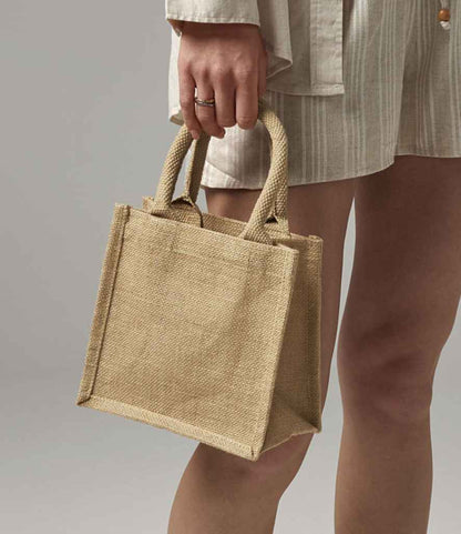 Westford Mill Jute Petite Gift Bag - Natural (W411)