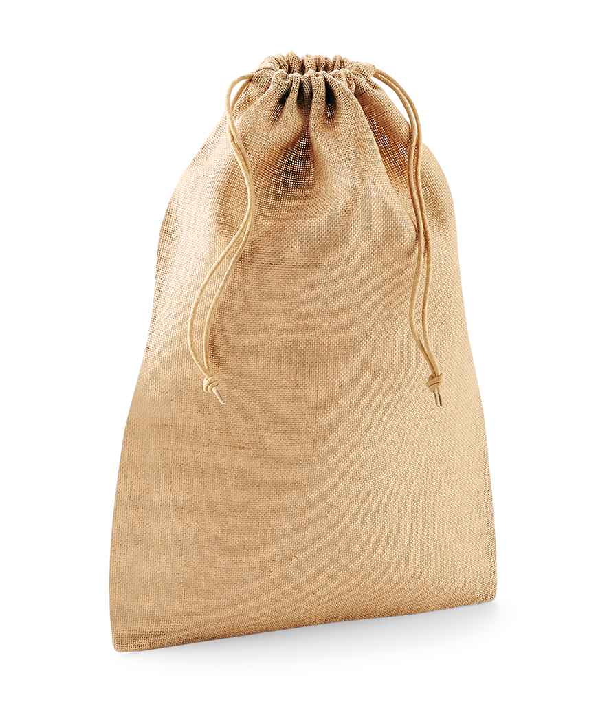 Westford Mill Jute Stuff Bag - Natural (W415)