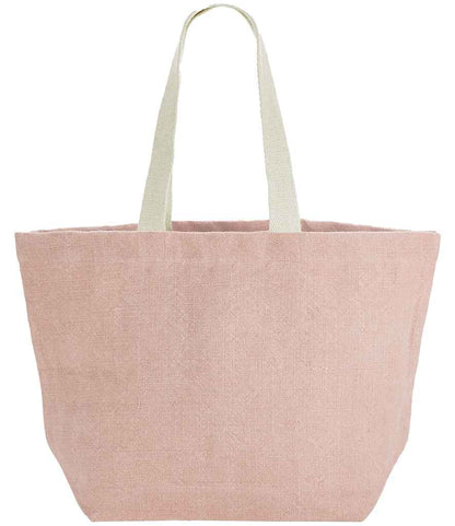Westford Mill Soft Washed Jute Beach Bag - Blossom (W466)