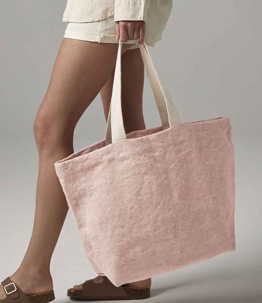 Westford Mill Soft Washed Jute Beach Bag - Blossom (W466)