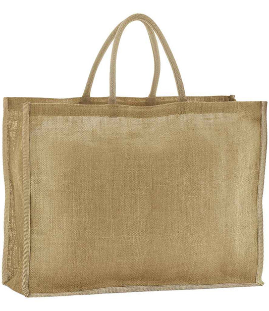 Westford Mill Natural Starched Jute Market Shopper - Natural (W475)