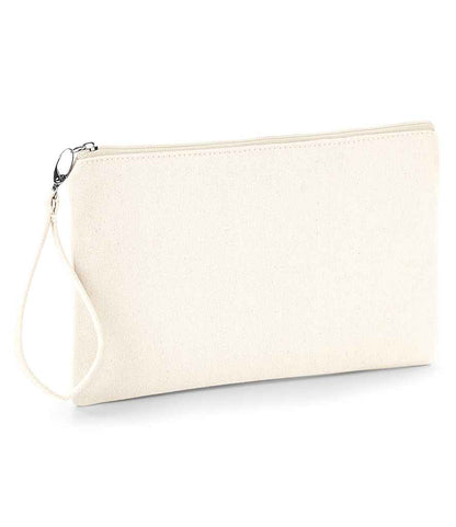 Westford Mill Canvas Wristlet Pouch - Natural/Natural (W520)