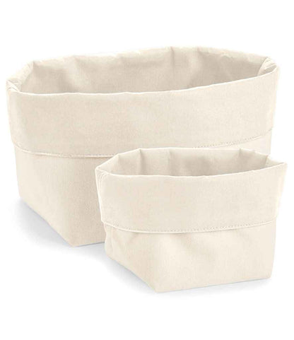 Westford Mill Reversible Canvas Organiser - Natural (W572)