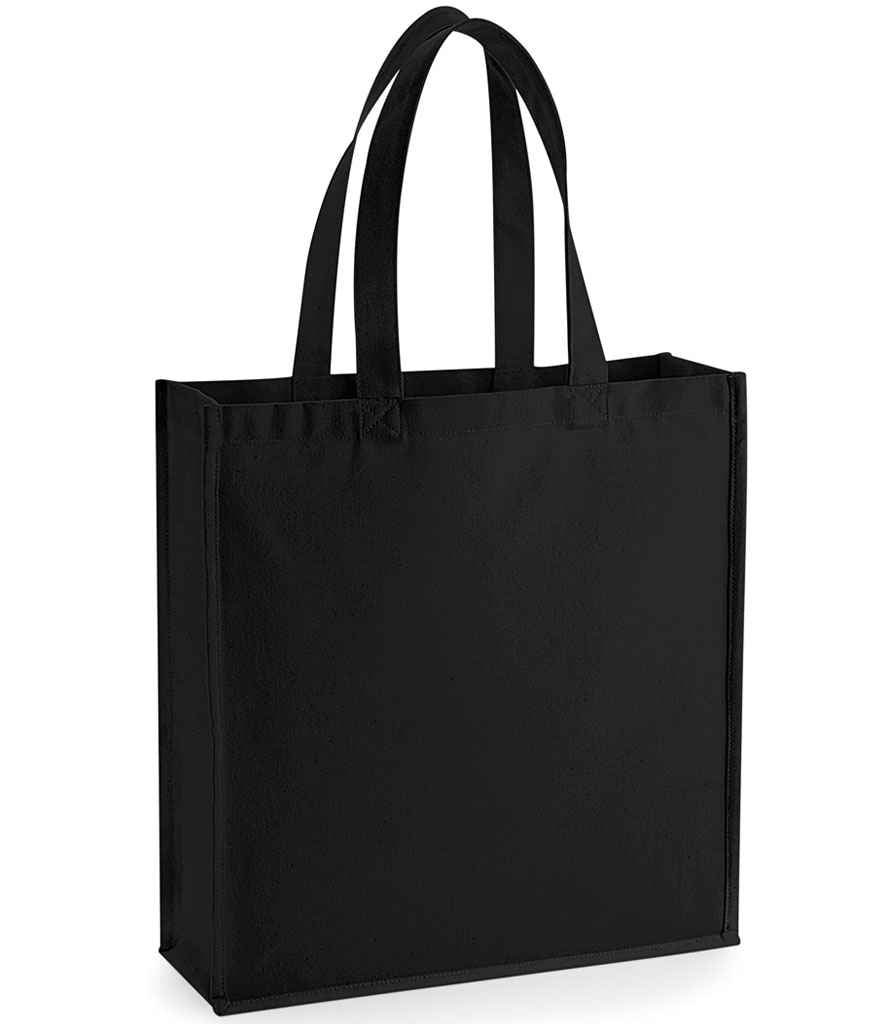 Westford Mill Gallery Canvas Tote - Black (W600)