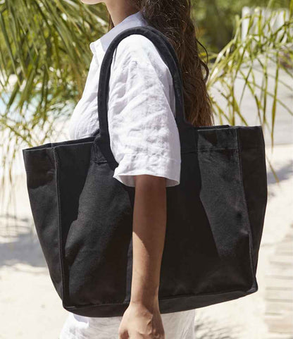 Westford Mill Resort Canvas Bag - Black (W608)