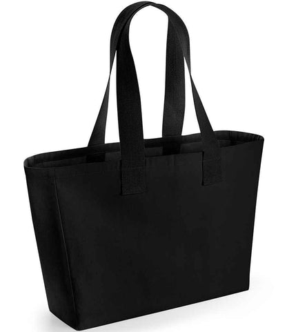 Westford Mill Everyday Canvas Tote Bag - Black (W610)