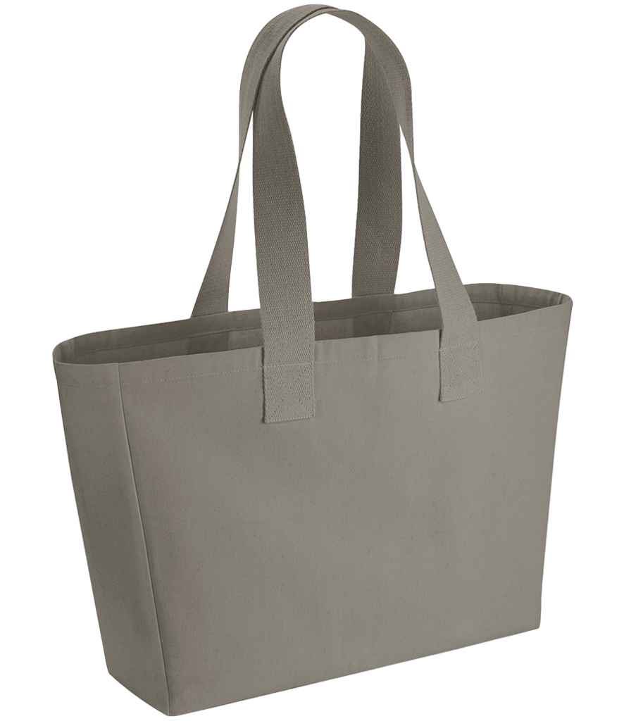 Westford Mill Everyday Canvas Tote Bag - Mushroom (W610)