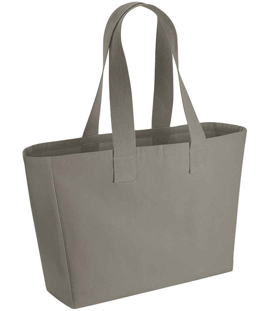 Westford Mill Everyday Canvas Tote Bag - Mushroom (W610)