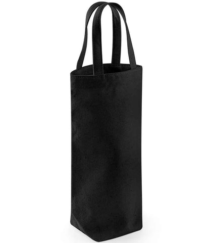 Westford Mill Fairtrade Cotton Bottle Bag - Black (W620)