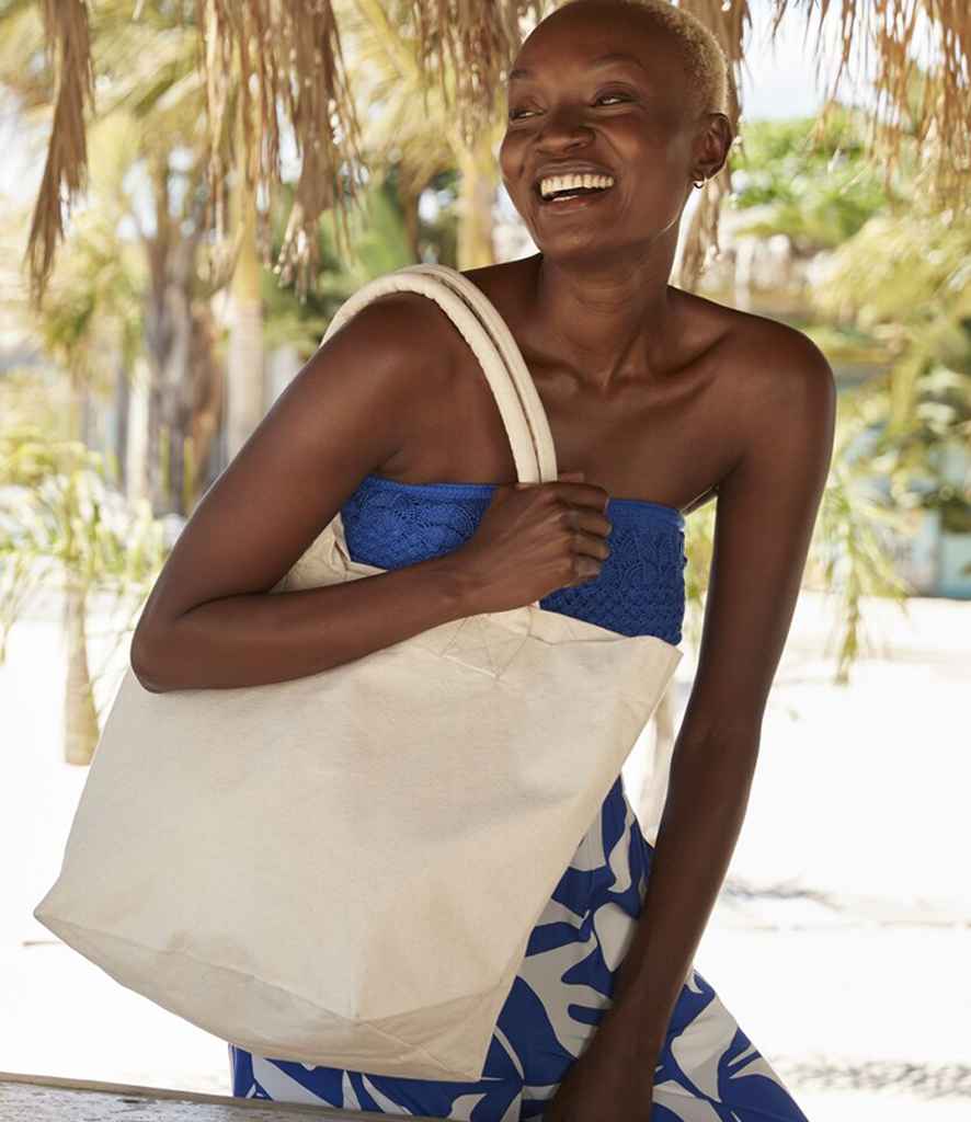 Westford Mill Fairtrade Cotton Deck Bag - Natural (W626)