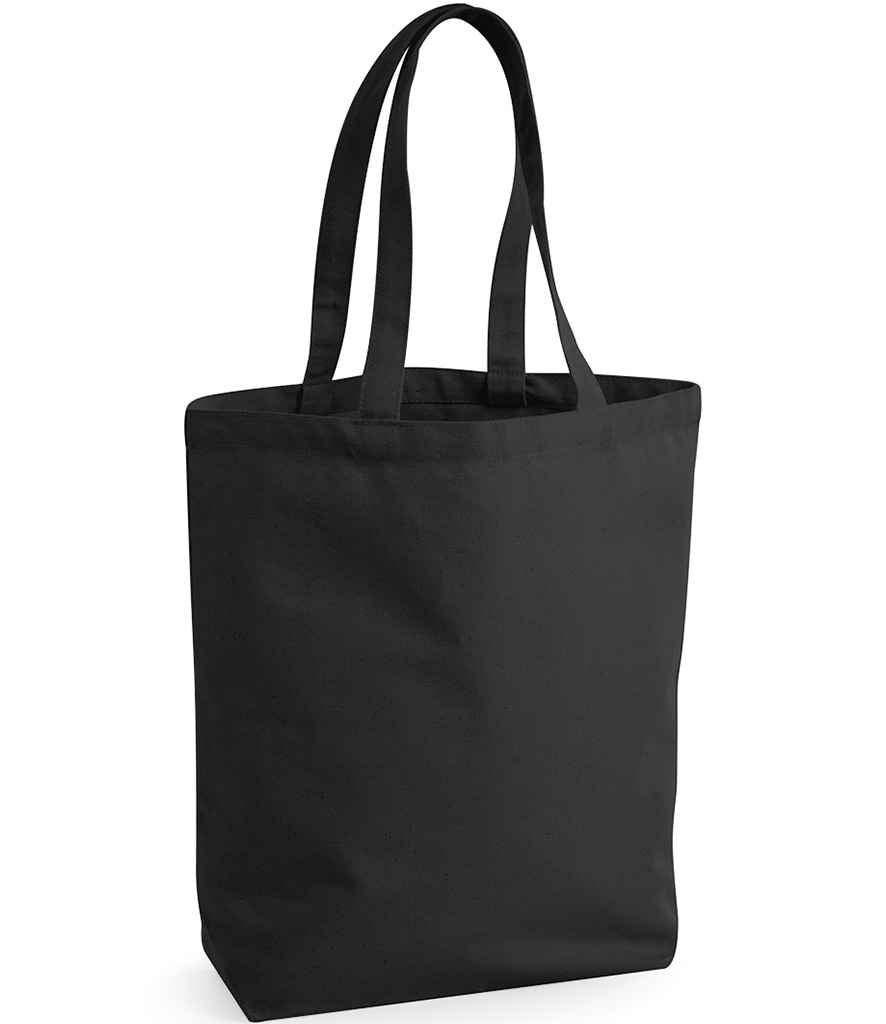 Westford Mill Fairtrade Cotton Camden Shopper - Black (W671)