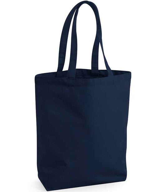 Westford Mill Fairtrade Cotton Camden Shopper - French Navy (W671)