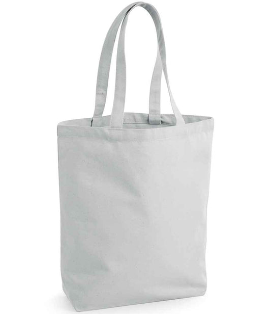 Westford Mill Fairtrade Cotton Camden Shopper - Light Grey (W671)