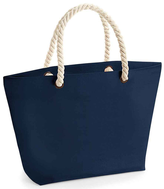 Westford Mill Nautical Beach Bag - French Navy (W680)