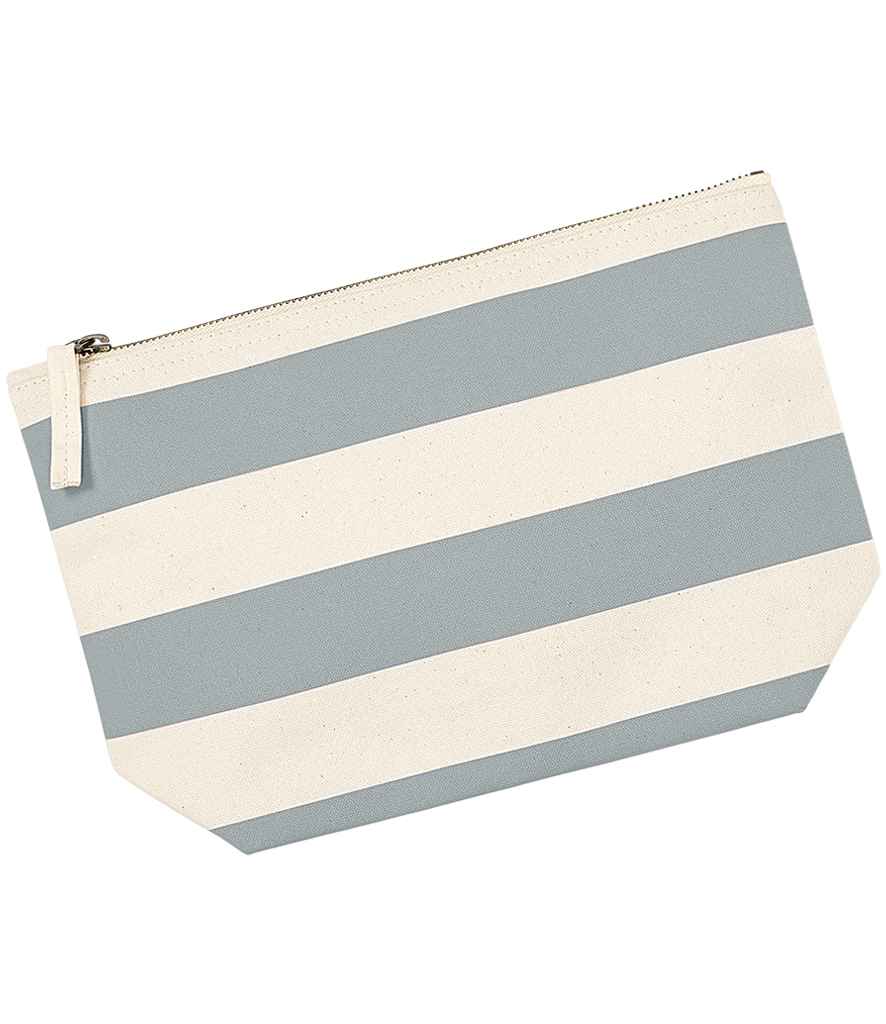 Westford Mill Nautical Accessory Bag - Natural/Grey (W684)