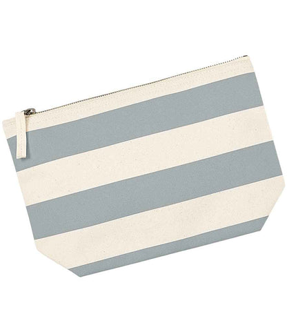 Westford Mill Nautical Accessory Bag - Natural/Grey (W684)