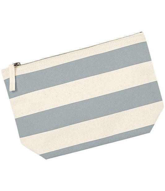 Westford Mill Nautical Accessory Bag - Natural/Grey (W684)
