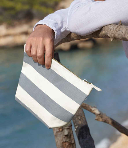 Westford Mill Nautical Accessory Bag - Natural/Grey (W684)