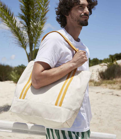 Westford Mill EarthAware® Organic Boat Bag - Natural/Amber (W690)