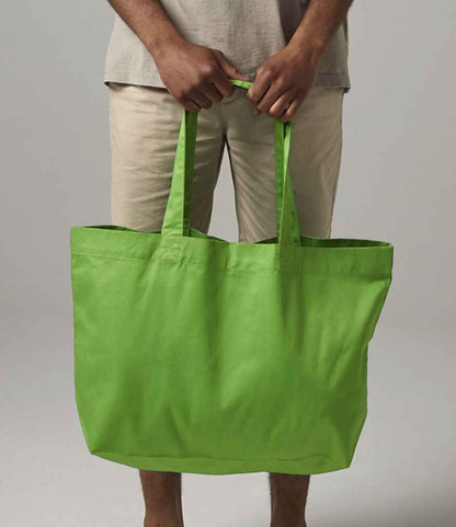Westford Mill EarthAware® Organic Twill Shopper - Apple Green (W695)