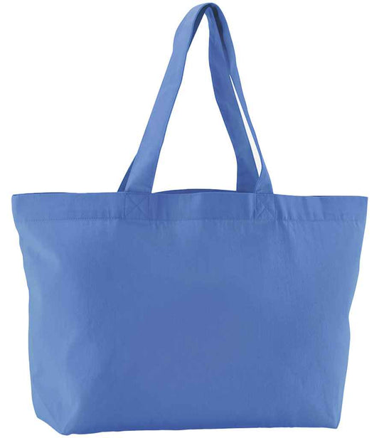 Westford Mill EarthAware® Organic Twill Shopper - Cornflower (W695)