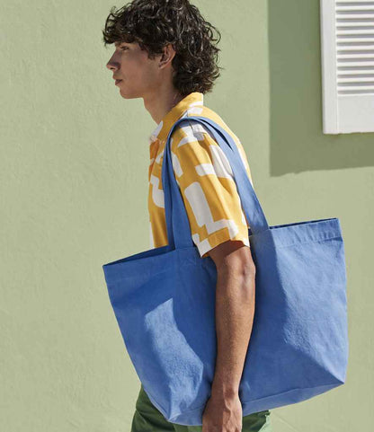 Westford Mill EarthAware® Organic Twill Shopper - Cornflower (W695)