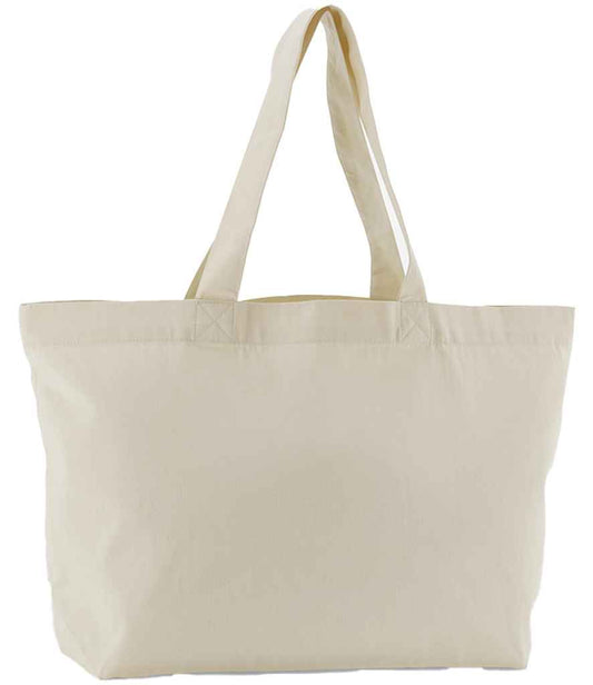 Westford Mill EarthAware® Organic Twill Shopper - Natural (W695)