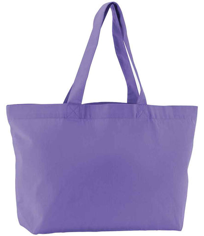 Westford Mill EarthAware® Organic Twill Shopper - Violet (W695)