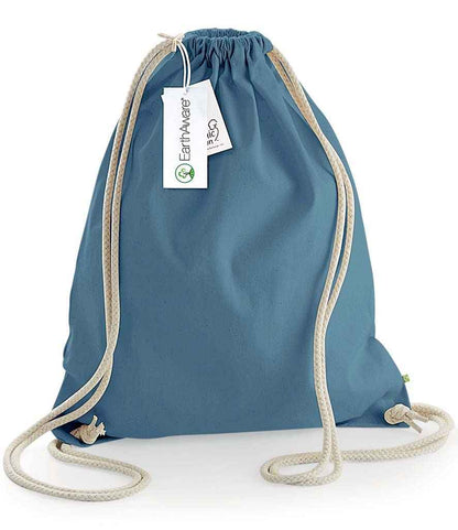 Westford Mill EarthAware® Organic Gymsac - Airforce (W810)