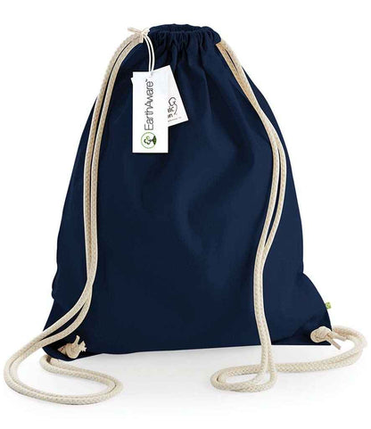 Westford Mill EarthAware® Organic Gymsac - French Navy (W810)