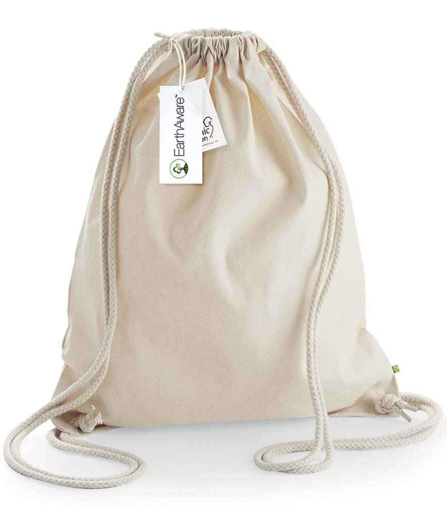 Westford Mill EarthAware® Organic Gymsac - Natural (W810)