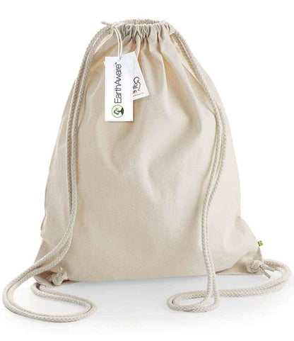 Westford Mill EarthAware® Organic Gymsac - Natural (W810)