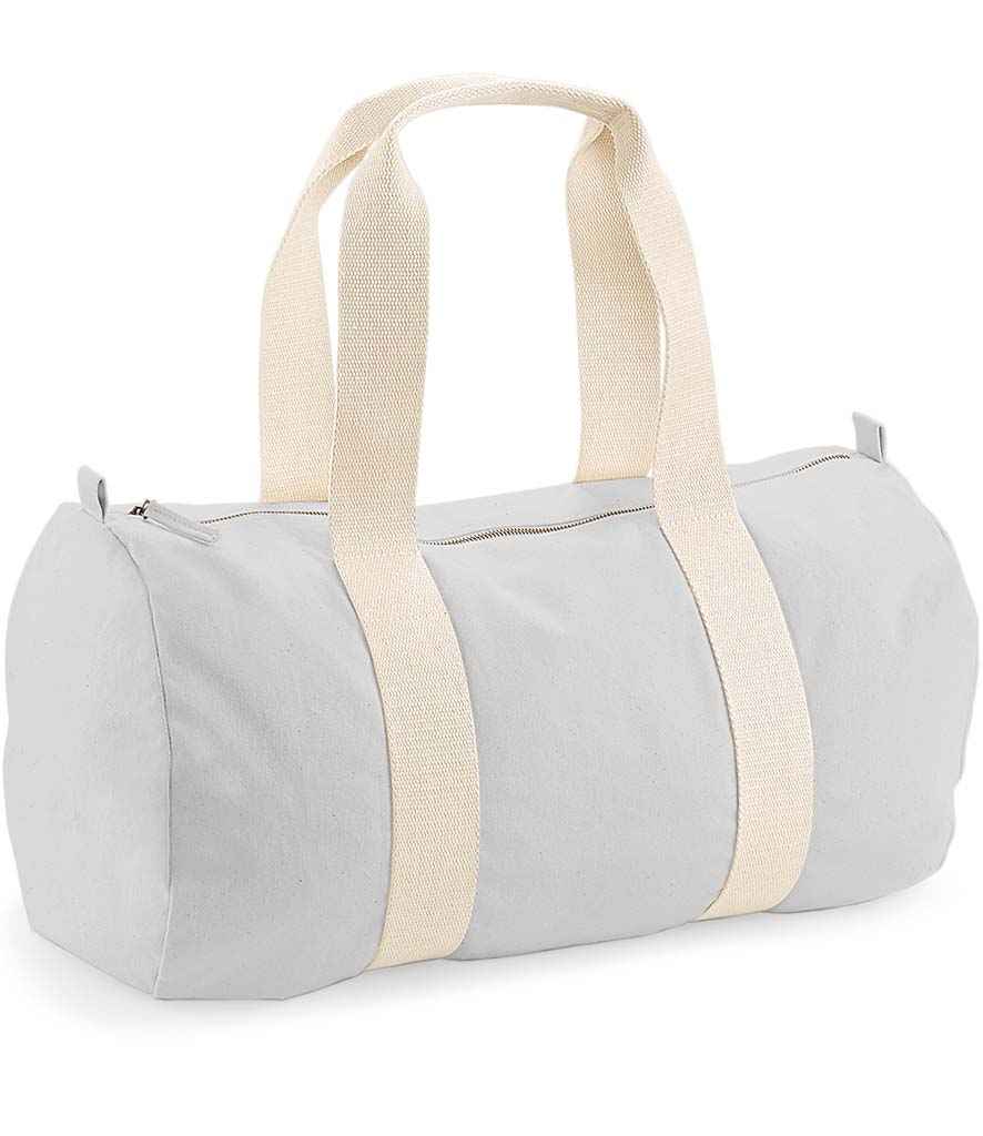 Westford Mill EarthAware® Organic Barrel Bag - Light Grey (W814)