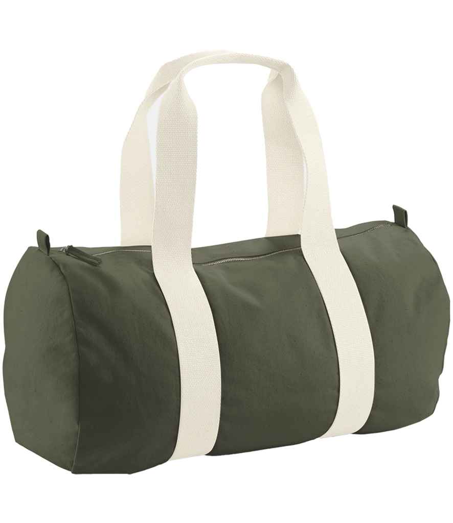 Westford Mill EarthAware® Organic Barrel Bag - Olive Green (W814)
